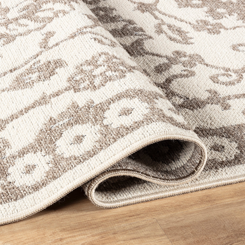 Suffolk Ridge Double-Side Brown & Taupe Rug