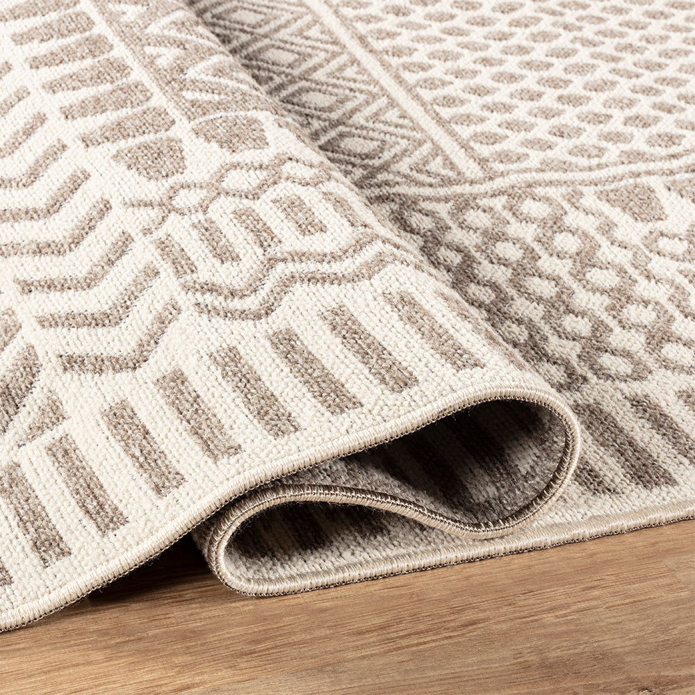 Suffolk Nora Double-Side Brown & Taupe Rug