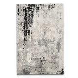 Stonehaven Azure Contemporary Black & White Rug