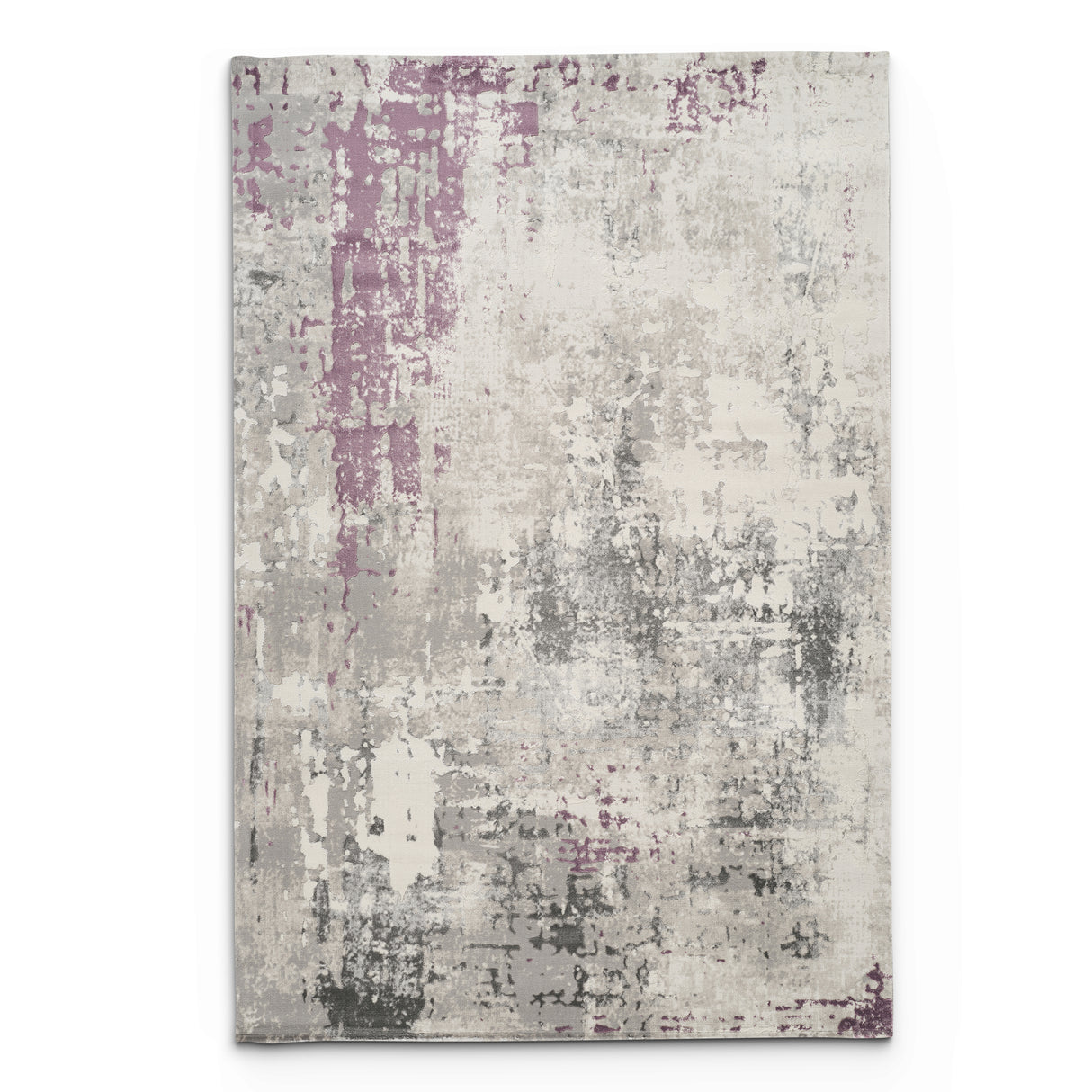 Stonehaven Crimson Contemporary Grey & Silver Rug