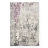 Stonehaven Crimson Contemporary Grey & Silver Rug