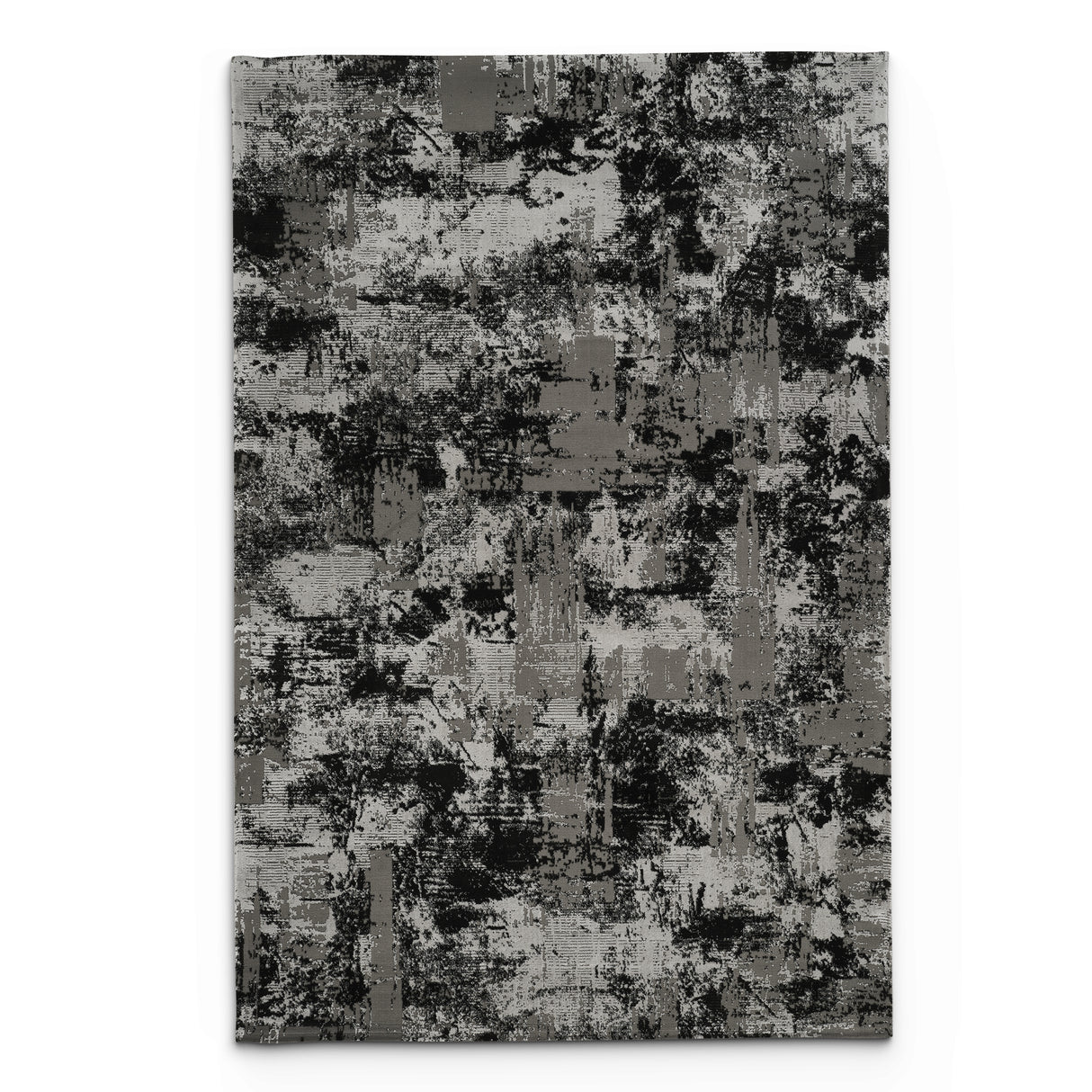 Stonehaven Flora Contemporary Black & White Rug
