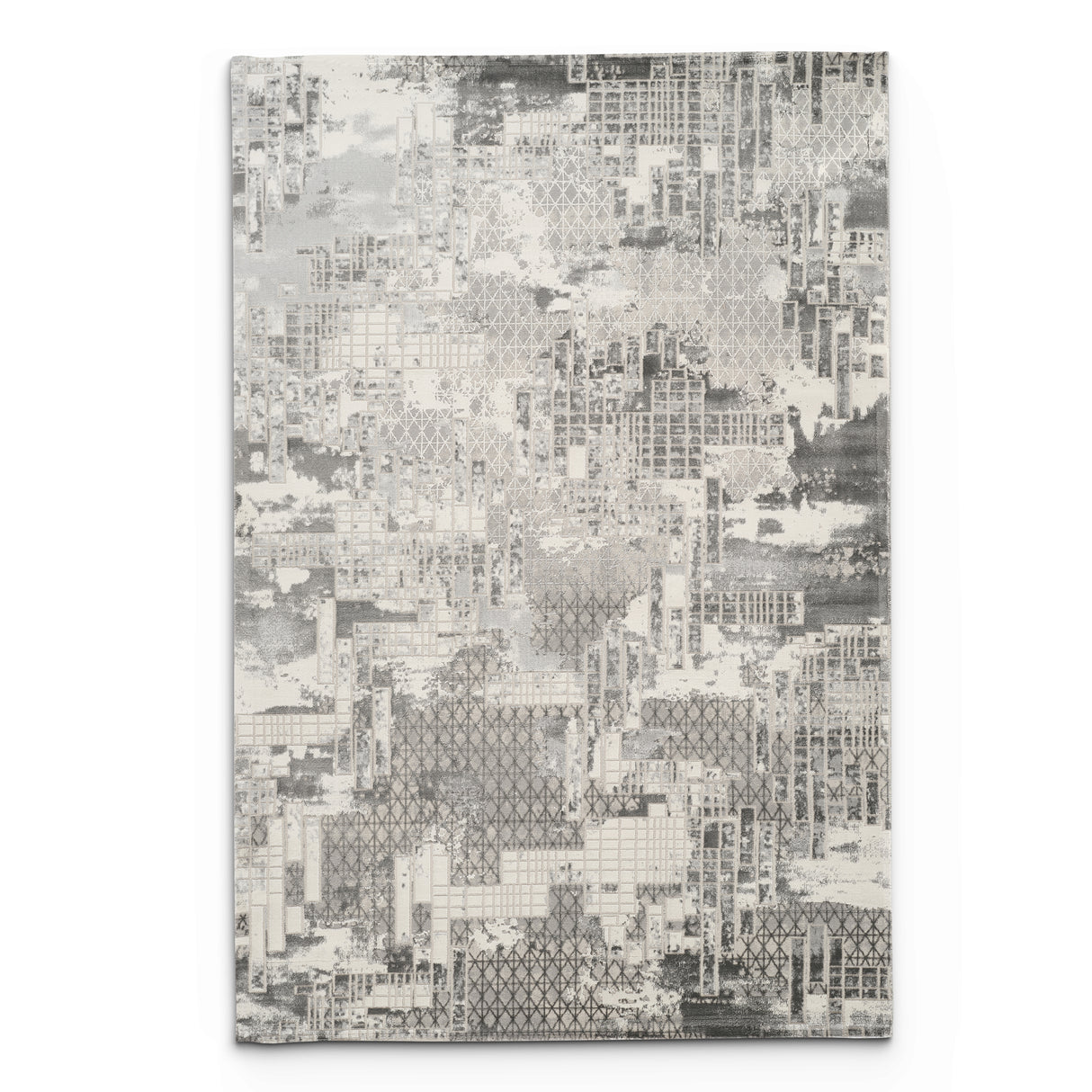 Stonehaven Twine Contemporary Grey & Silver Rug