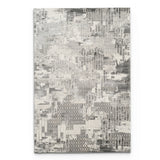 Stonehaven Twine Contemporary Grey & Silver Rug