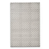 Camber Dusty Geometric Grey & Silver Rug
