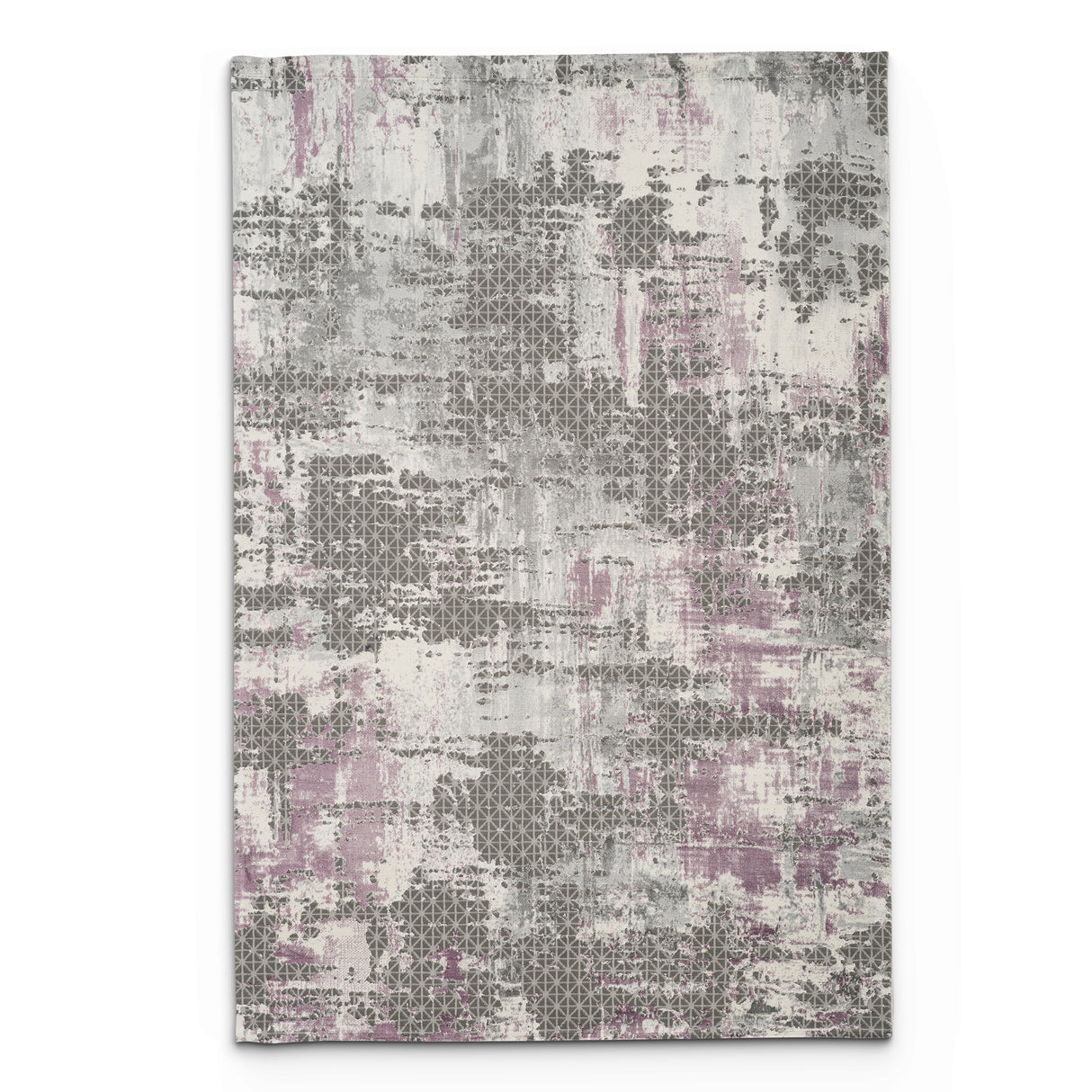 Stonehaven Amber Contemporary Grey & Silver Rug