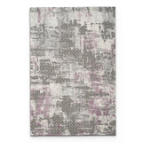 Stonehaven Amber Contemporary Grey & Silver Rug