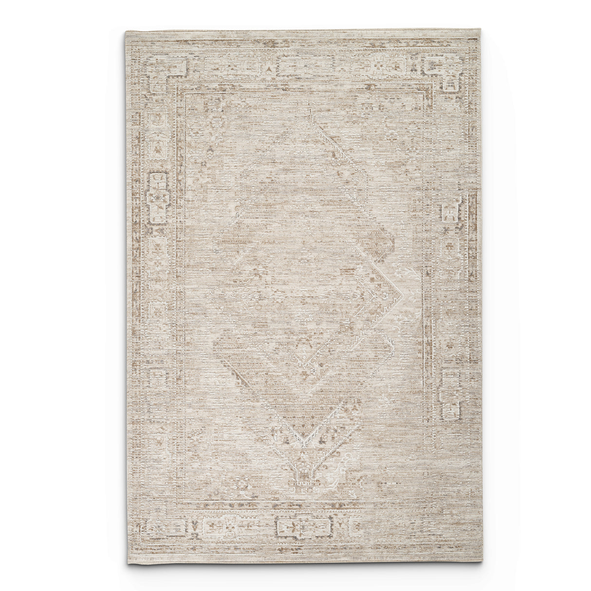 Woolly Coral Bohemian Brown & Taupe Rug