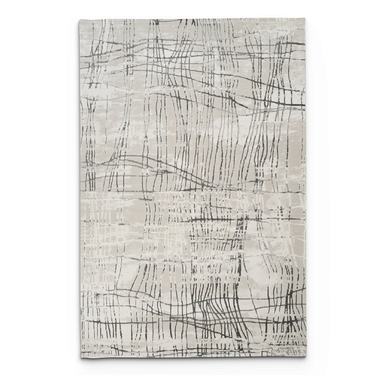 Stonehaven Elm Contemporary Grey & Silver Rug