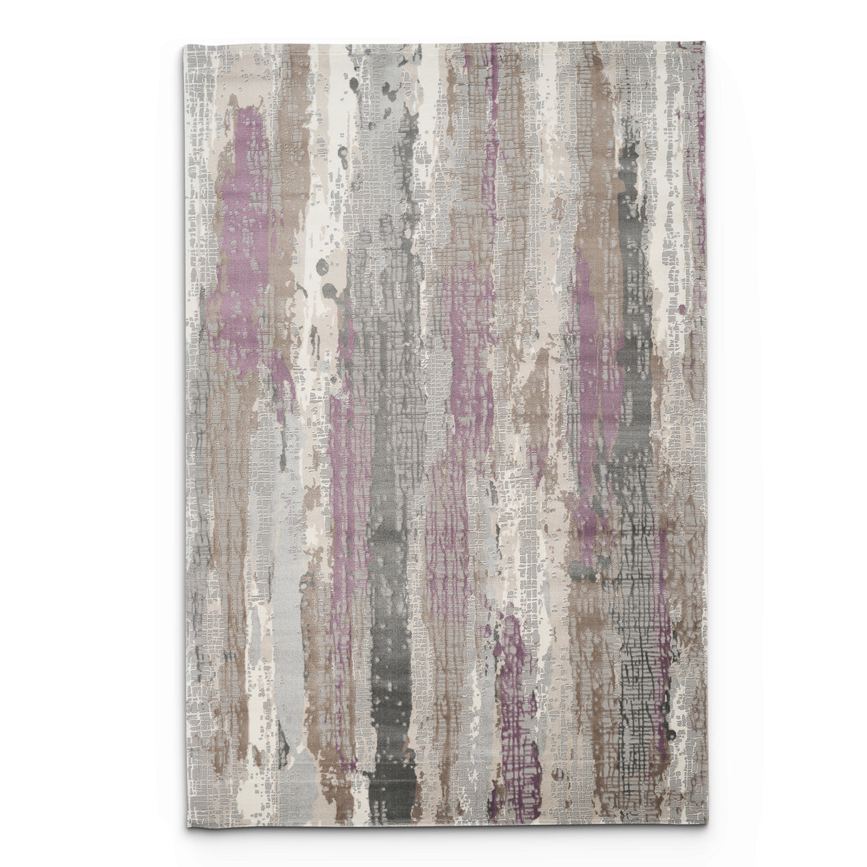 Stonehaven Dusty Contemporary Grey & Silver Rug