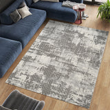 Stonehaven Sora Contemporary Grey & Silver Rug
