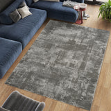 Stonehaven Clove Contemporary Grey & Silver Rug