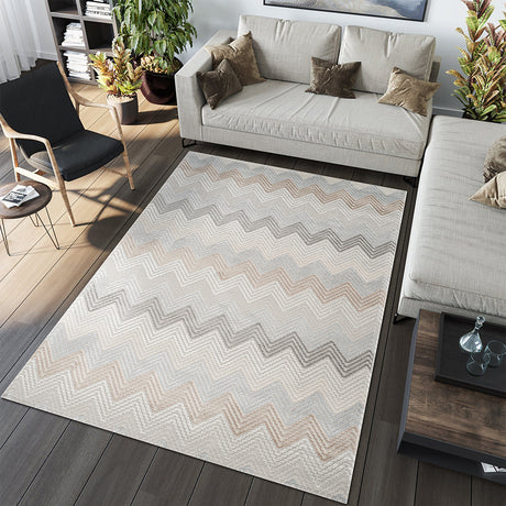 Camber Wren Geometric Blue Rug