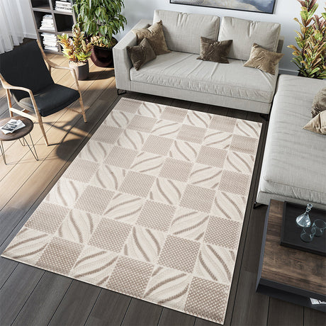 Camber Shade Geometric Brown & Taupe Rug