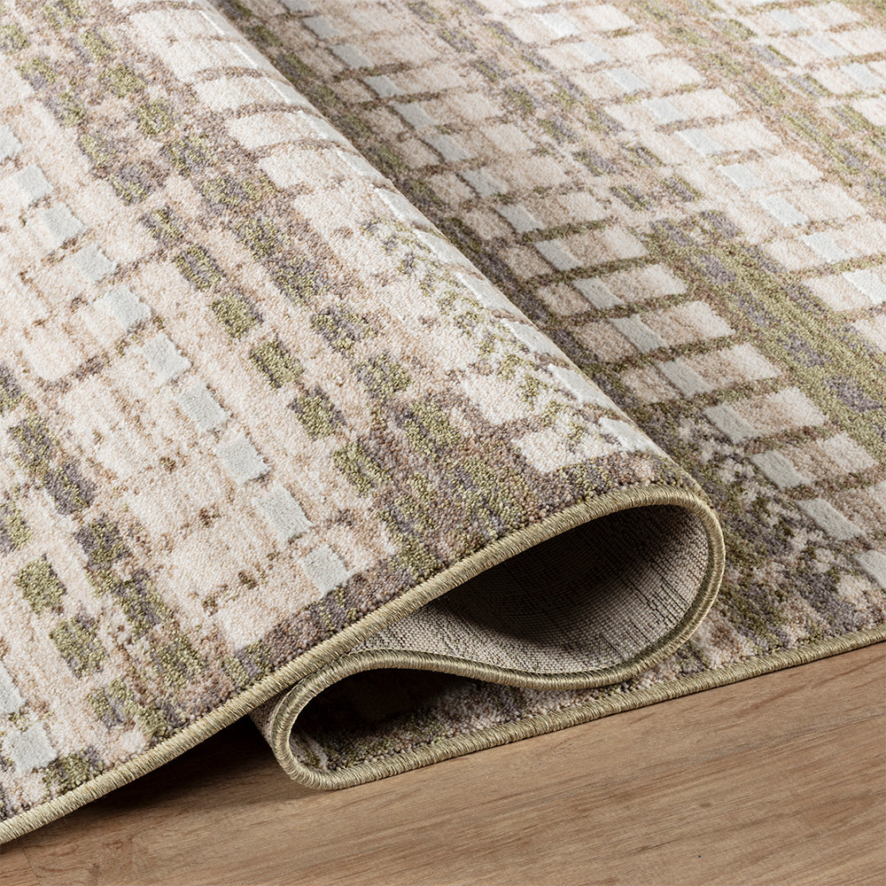Woolly Ivory Bohemian Brown & Taupe Rug