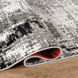 Stonehaven Breeze Contemporary Black & White Rug