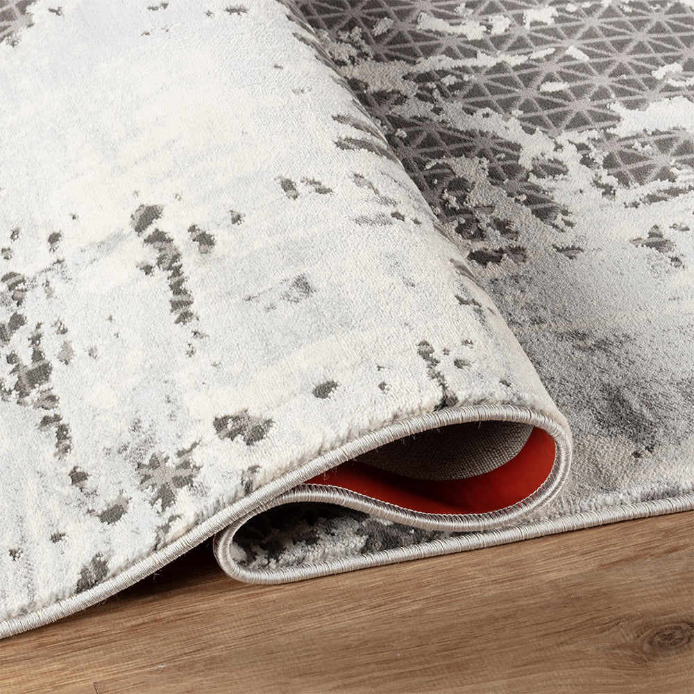 Stonehaven Sora Contemporary Grey & Silver Rug