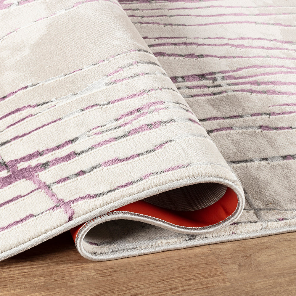 Stonehaven Quartz Contemporary Grey & Silver Rug