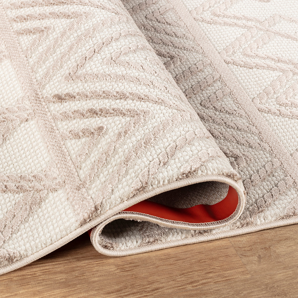 Camber Geometric Brown & Taupe Rug