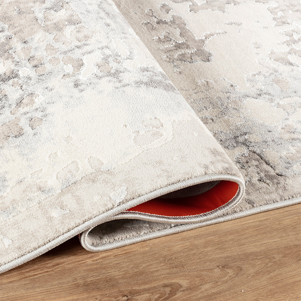 Stonehaven Azure Contemporary Black & White Rug