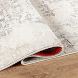 Stonehaven Azure Contemporary Black & White Rug