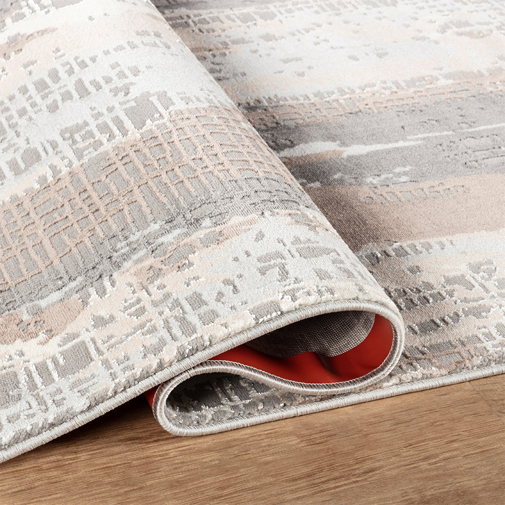 Stonehaven Dune Contemporary Grey & Silver Rug
