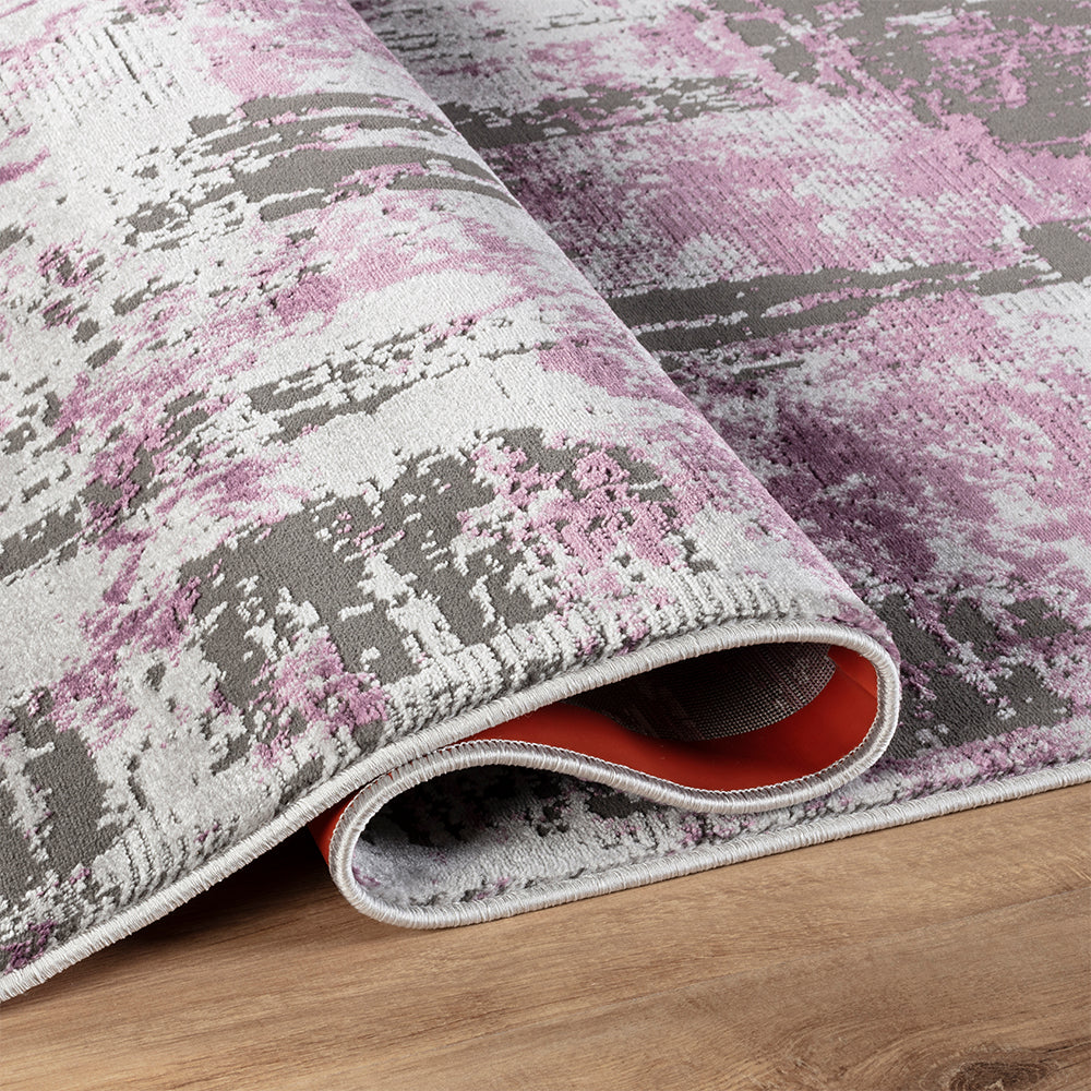 Stonehaven Elara Contemporary Grey & Silver Rug