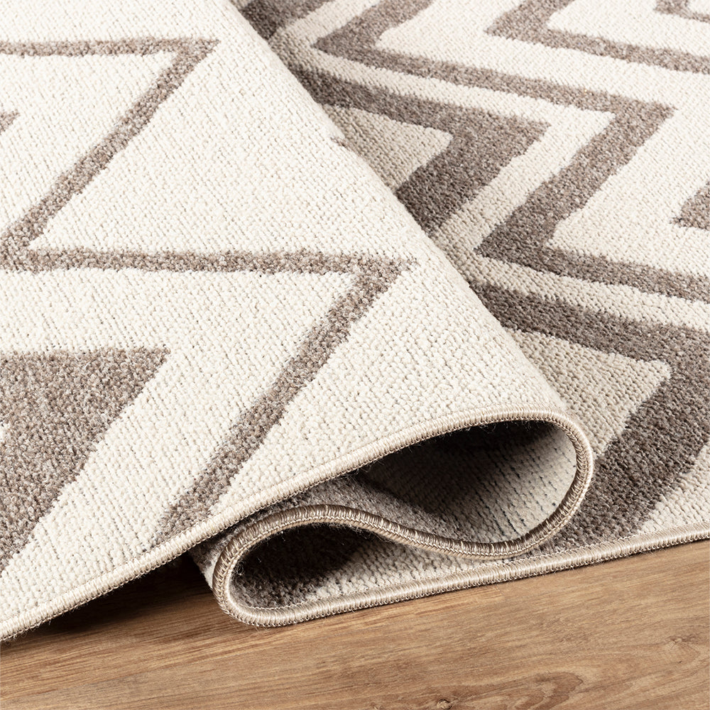 Suffolk Echo Double-Side Brown & Taupe Rug