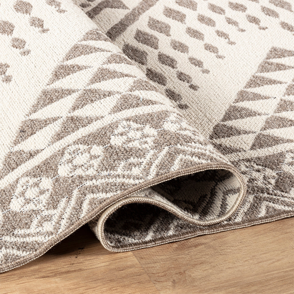 Suffolk Pebble Double-Side Brown & Taupe Rug